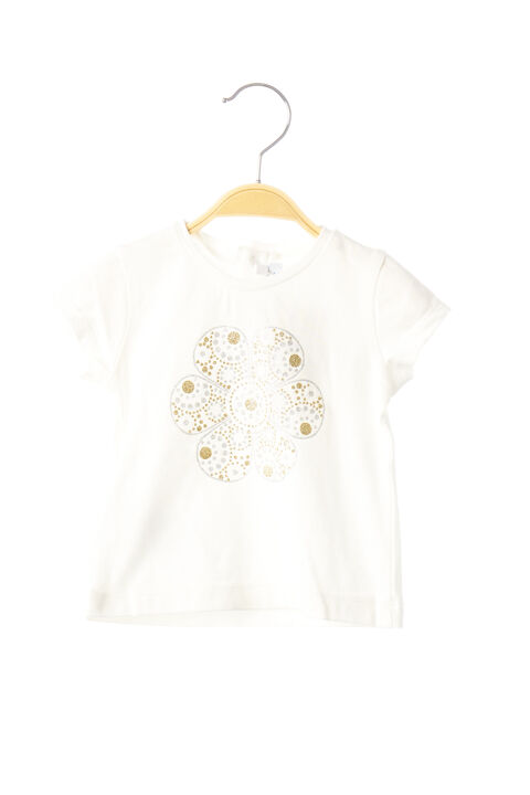 T-shirt fille Mayoral blanc taille : 9 M 4 FR (FR)