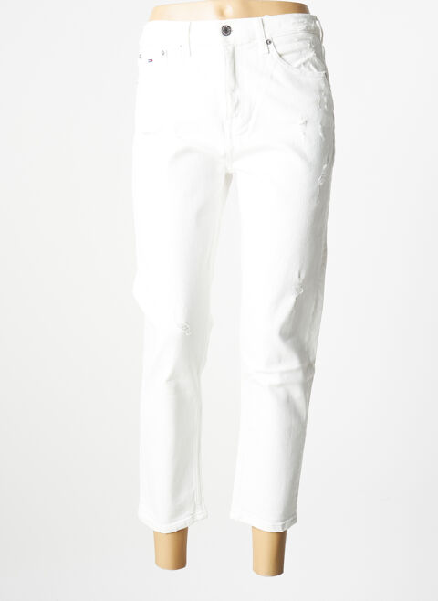 Jeans coupe slim femme Tommy Hilfiger blanc taille : W27 L30 49 FR (FR)