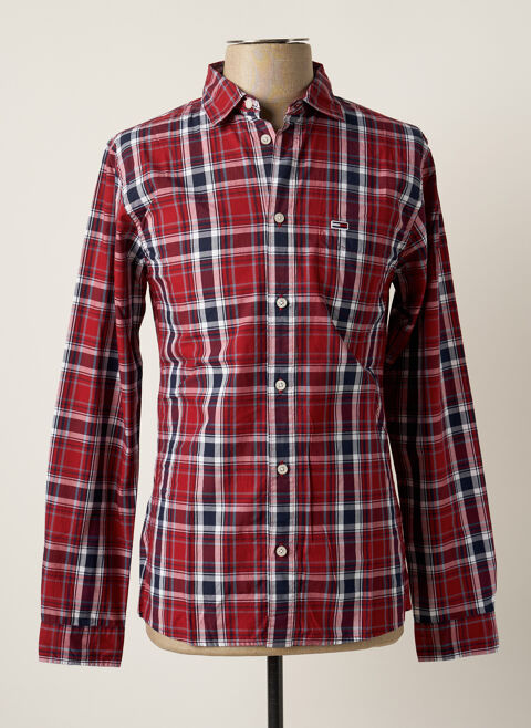 Chemise manches longues homme Tommy Hilfiger rouge taille : XS 34 FR (FR)