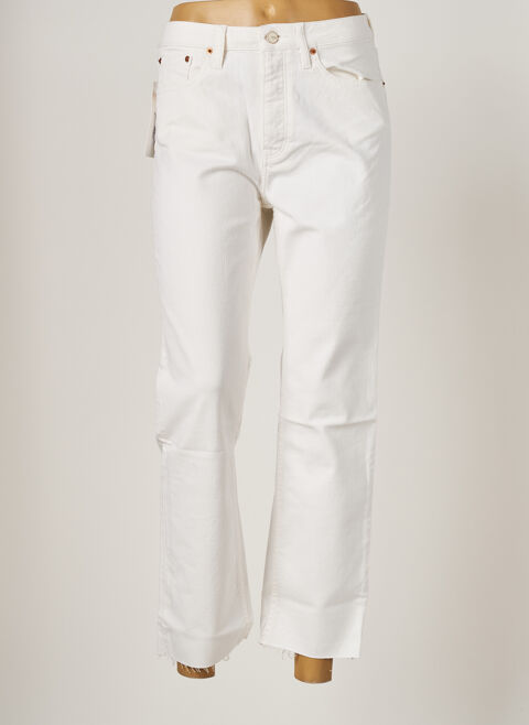 Jeans coupe droite femme Reiko blanc taille : W31 L26 34 FR (FR)