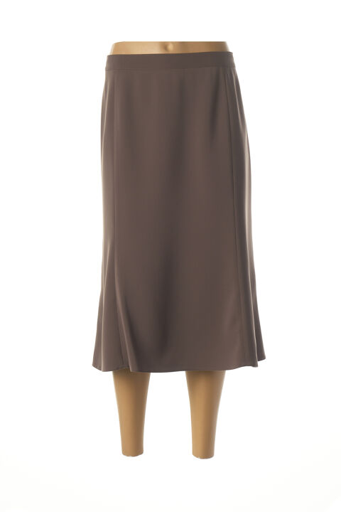 Jupe mi-longue femme Anne Kelly marron taille : 52 20 FR (FR)