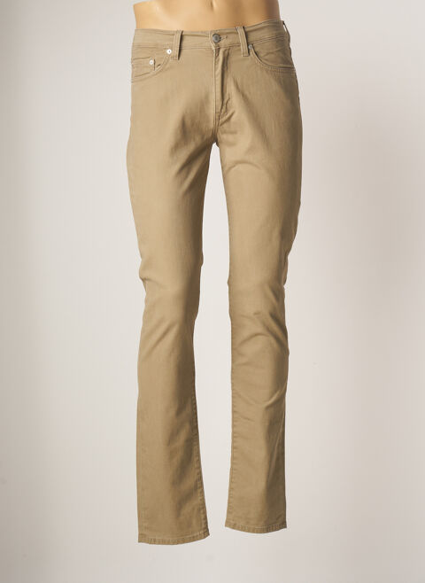 Pantalon slim homme Gant beige taille : W31 L34 41 FR (FR)