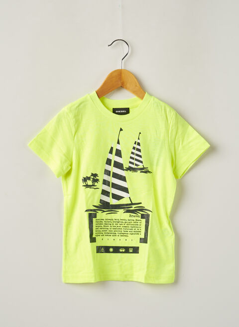 T-shirt garon Diesel jaune taille : 4 A 20 FR (FR)