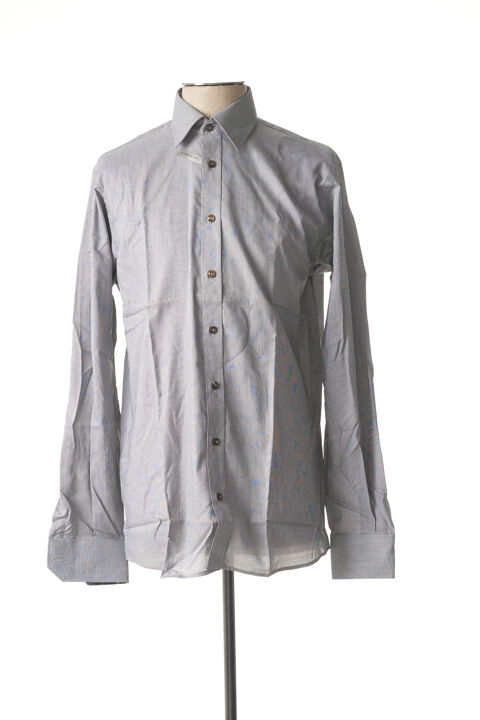 Chemise manches longues homme Jupiter gris taille : S 13 FR (FR)