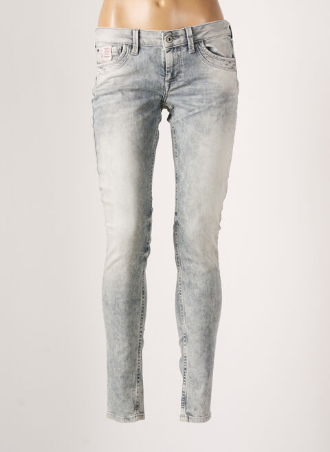 Jeans coupe slim femme Pepe Jeans gris taille : W30 L32 49 FR (FR)