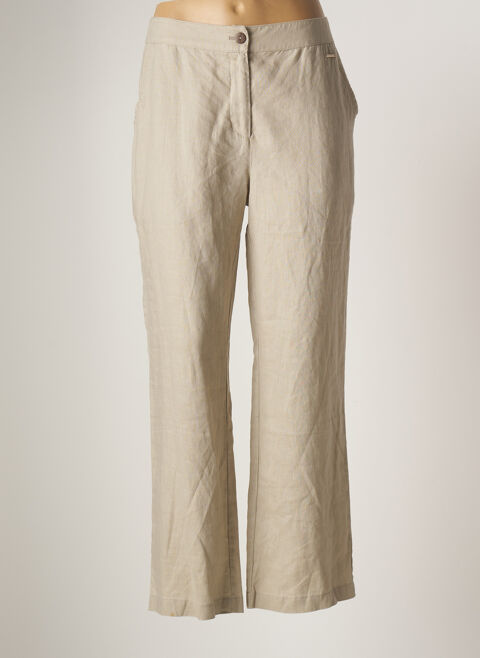 Pantalon droit femme Fred Sabatier beige taille : 38 35 FR (FR)
