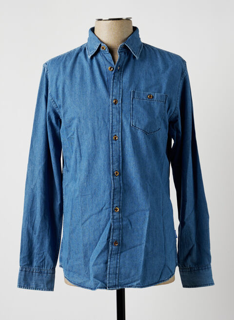 Chemise manches longues homme Jack & Jones bleu taille : S 12 FR (FR)
