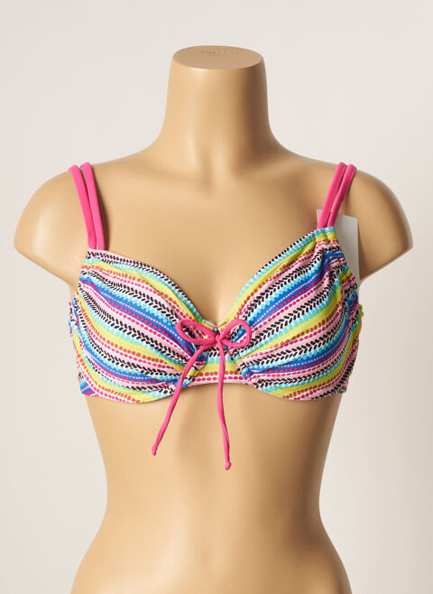 Haut de maillot de bain femme Bestform rose taille : 95D 16 FR (FR)