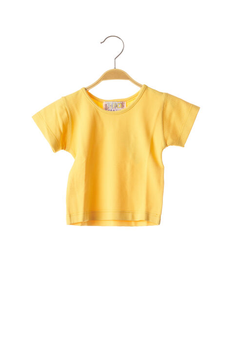 T-shirt fille Bfd Creation jaune taille : 12 M 3 FR (FR)