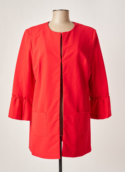 Veste casual femme Damart rouge taille : 48 21 FR (FR)