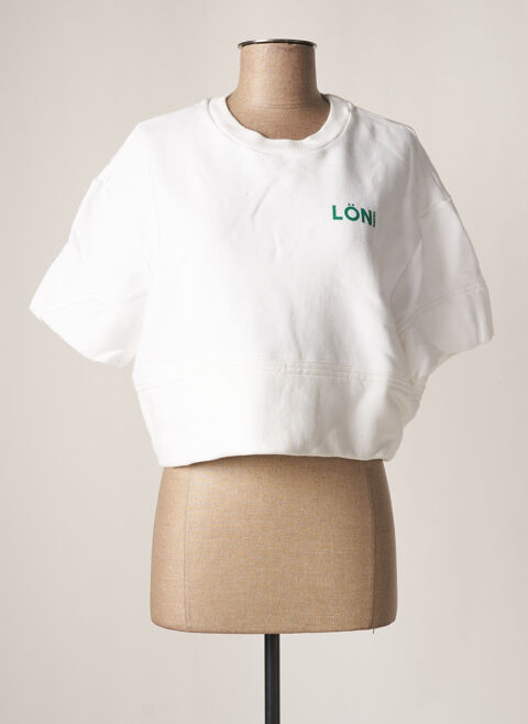 Sweat-shirt femme Margaux Lonnberg blanc taille : 36 77 FR (FR)