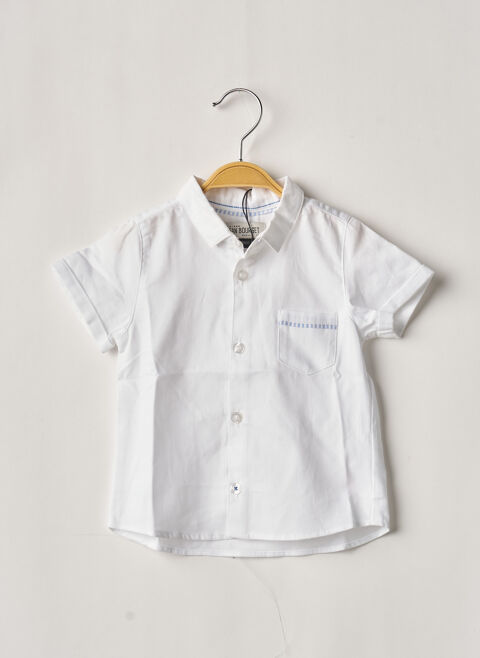 Chemise manches courtes garon Jean Bourget blanc taille : 6 M 11 FR (FR)