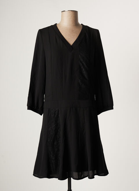 Robe mi-longue femme One Step noir taille : 32 45 FR (FR)