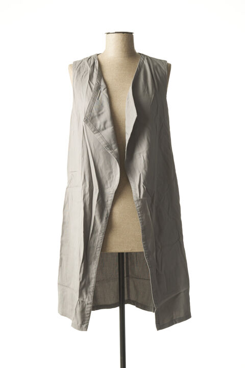 Gilet sans manche femme Sisley gris taille : 36 19 FR (FR)