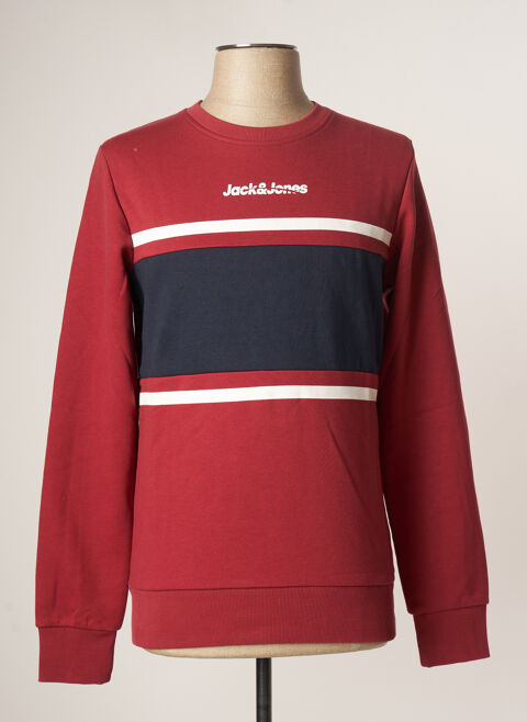 Sweat-shirt homme Jack & Jones rouge taille : S 14 FR (FR)