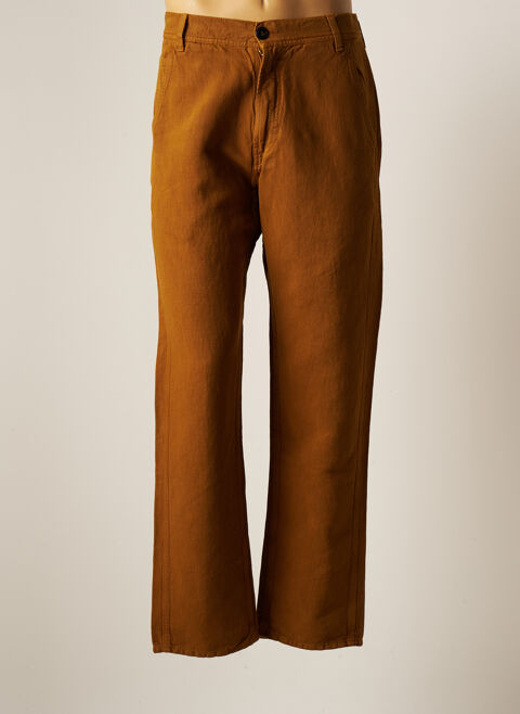 Pantalon droit homme C.O.F Studio marron taille : W34 100 FR (FR)