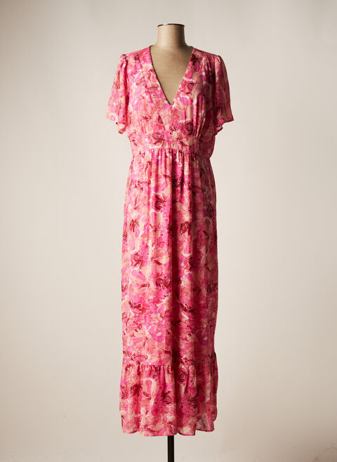 Robe longue femme Vero Moda rose taille : 40 35 FR (FR)