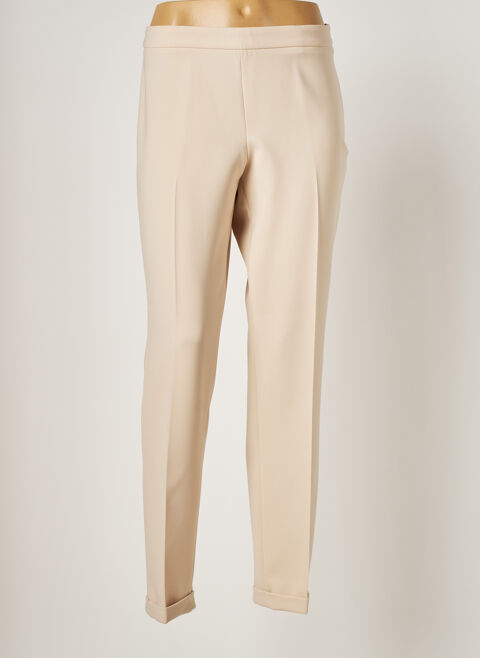 Pantalon droit femme Linea Raffaelli beige taille : 40 75 FR (FR)