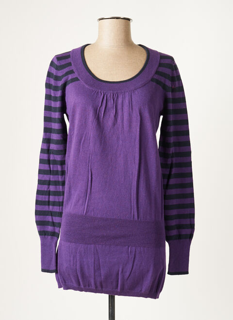 Pull femme 2 Two violet taille : 34 19 FR (FR)