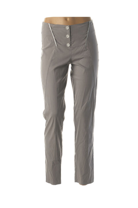 Pantalon droit femme Quattro gris taille : 40 29 FR (FR)