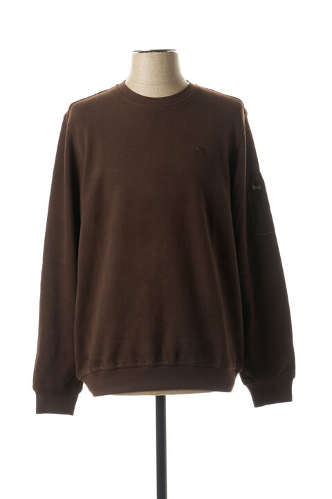 Sweat-shirt homme Campione marron taille : S 49 FR (FR)