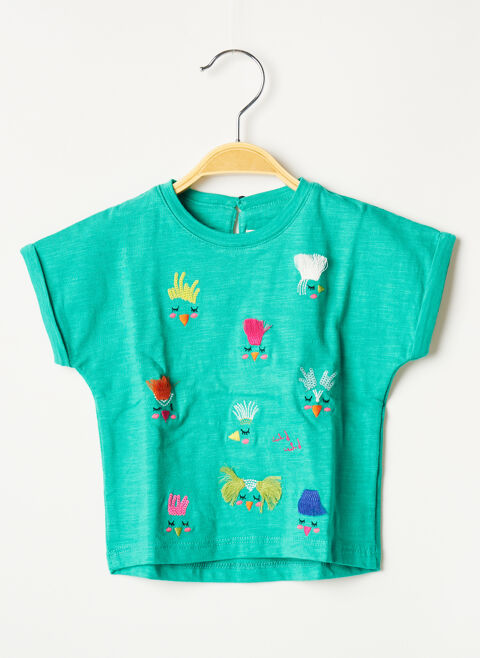 T-shirt fille Catimini vert taille : 2 A 12 FR (FR)