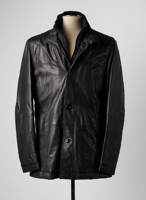Veste en cuir homme Hugo Boss noir taille : L 495 FR (FR)