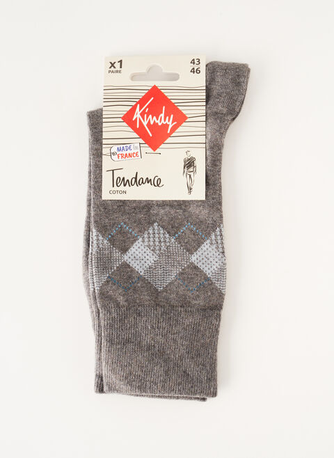 Chaussettes homme Kindy gris taille : 46 3 FR (FR)