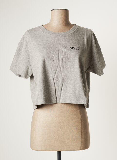 T-shirt femme Heaven May gris taille : 34 4 FR (FR)