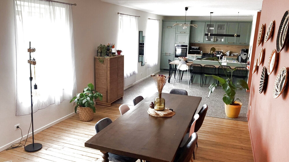Appartement en duplex d'une surface de 208 m2 habitables.