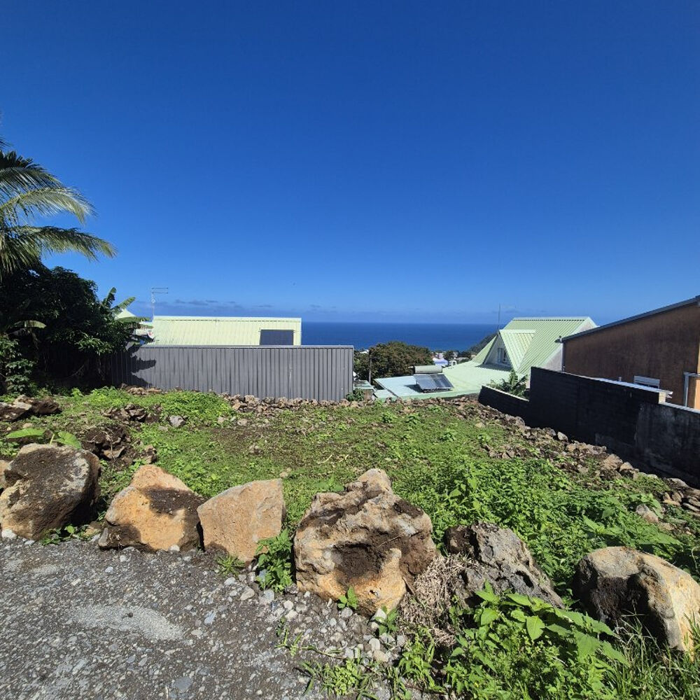 Vente Terrain SAINT-JOSEPH/SECTEUR LES JACQUES VUE MER 489m2 St joseph