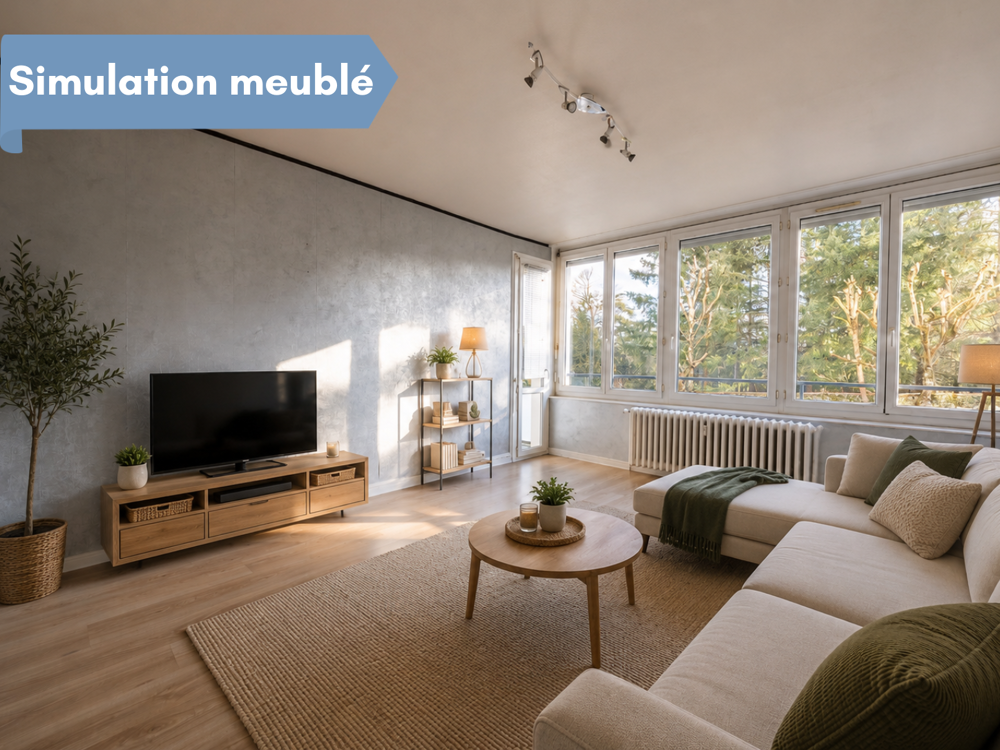 SAINT-PRIEST-EN-JAREZ : APPARTEMENT DE 91M2 AVEC GARAGE ET BALCON