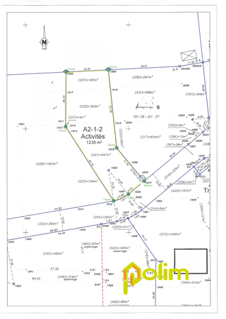  Terrain � vendre 1238 m�