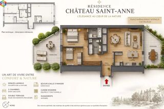  Appartement � vendre 3 pi�ces 76 m�