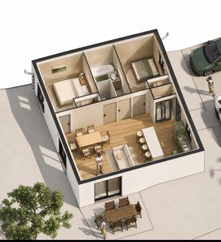  Maison 3 pièces 68 m² Saint-didier-de-la-tour