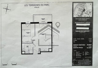  Appartement � vendre 2 pi�ces 39 m�