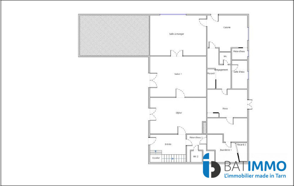 Vente Maison Maison en pierre avec hectares et piscine – entre Albi et Mars Florentin