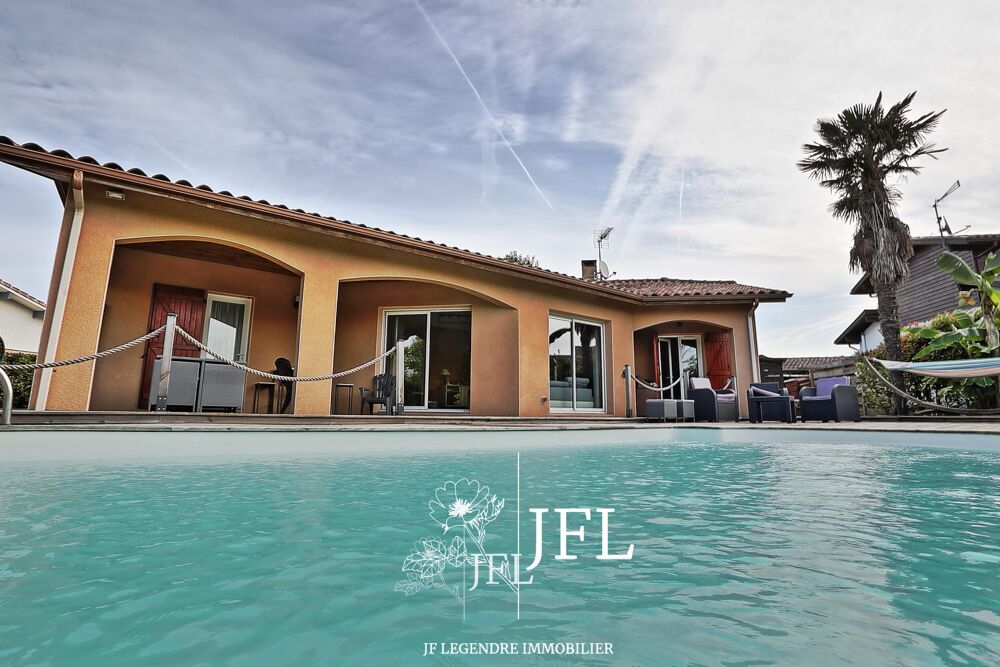 Maison contemporaine avec piscine