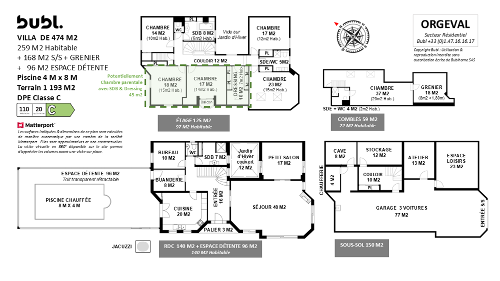 à vendre  Villa Orgeval (78630)