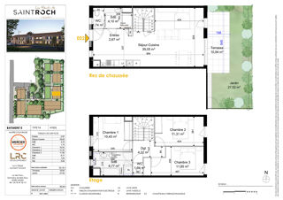  Appartement � vendre 4 pi�ces 93 m�