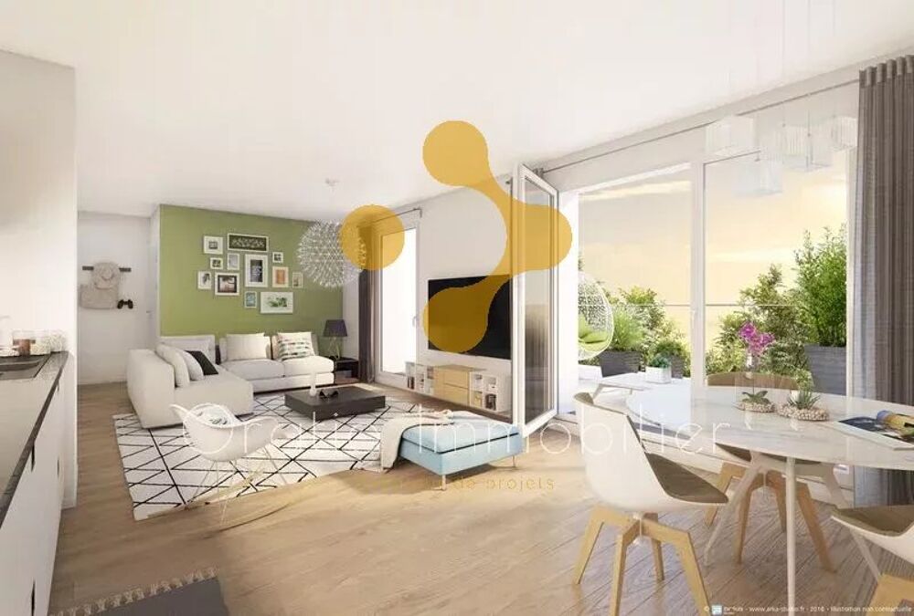 Superbe T3 en rez de jardin avec terrasse