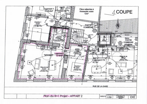  Appartement � louer 2 pi�ces 48 m�