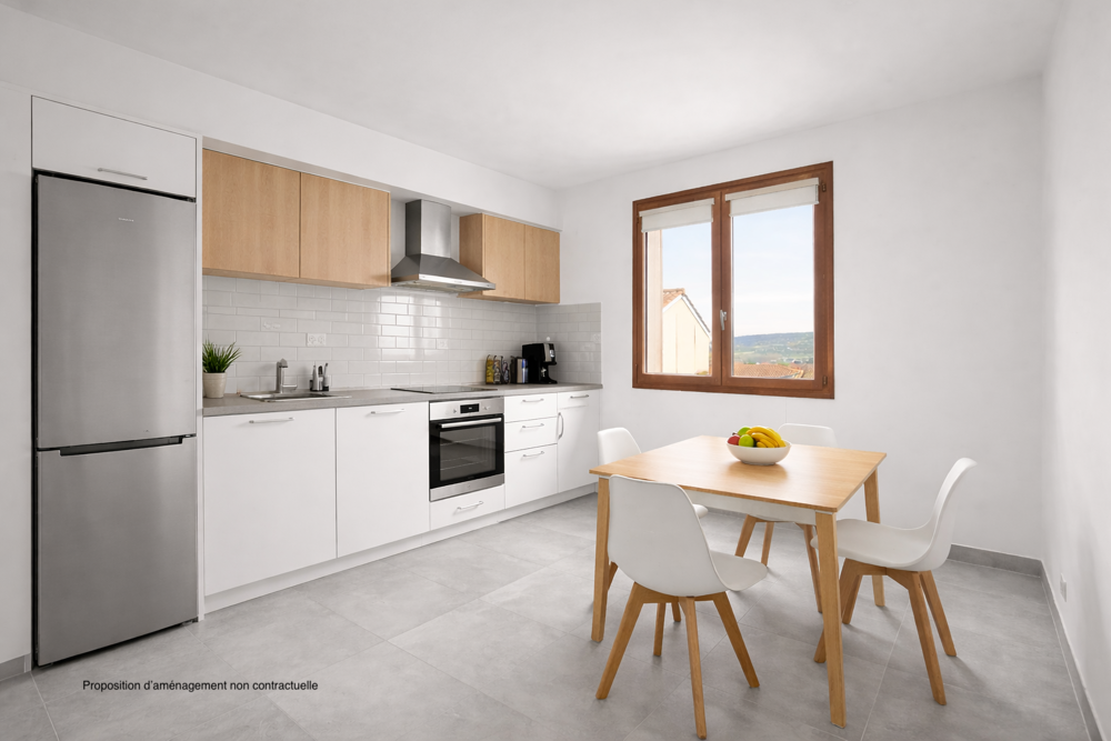 Maison plain pieds 65 m2 Communay