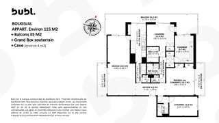  Appartement  vendre 6 pices 116 m