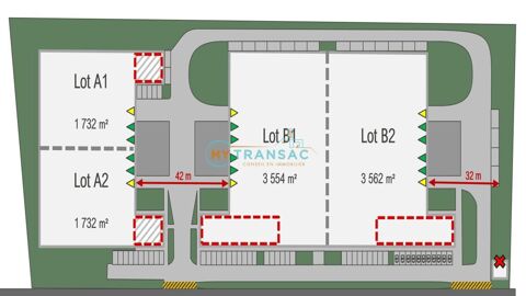 A LOUER locaux d'activit&eacute;s neufs de 1732, 3554 et 7116m&sup2; &agrave; La Courneuve 26 93120 La courneuve