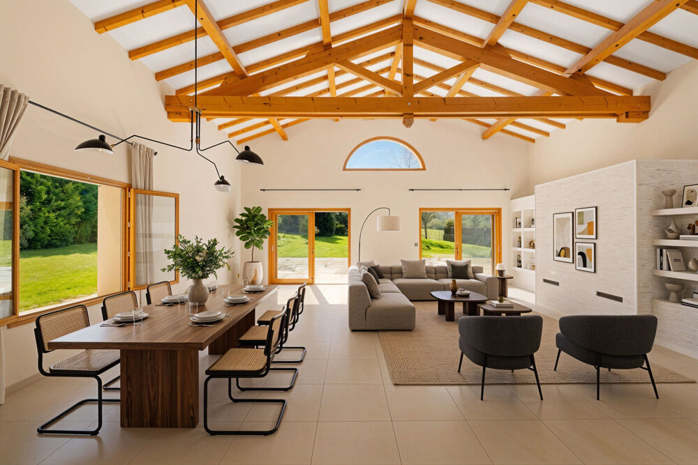 Maison beaux volumes sur terrain 3 180 m2