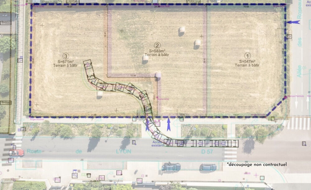 Vente Terrain Terrain viabilisé de 583m2 Marennes