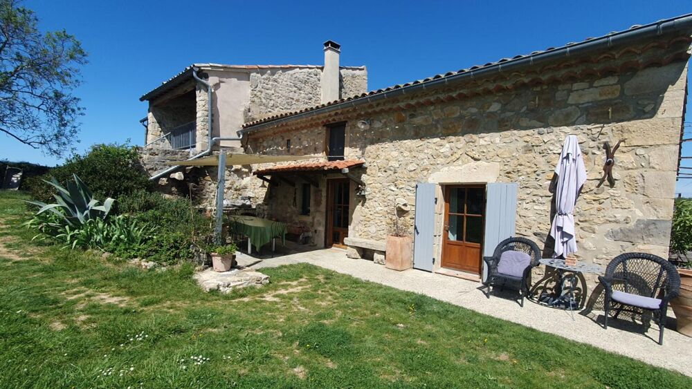 Vente Maison Exclusivité - Mas en pierres restauré avec dépendances à Vagnas Barjac