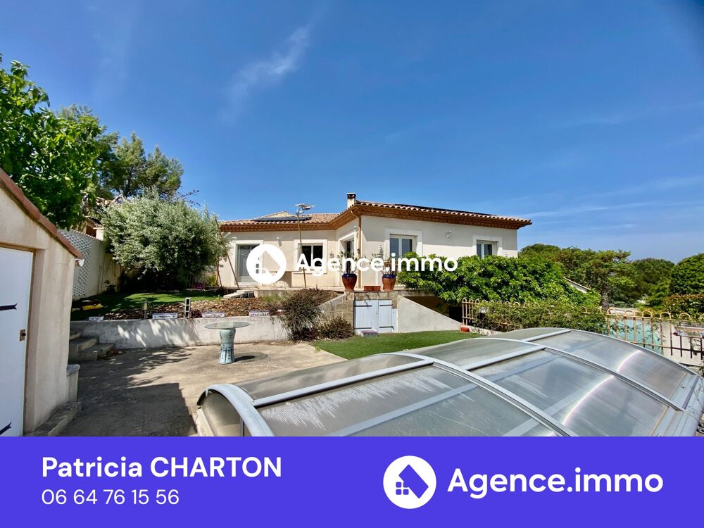 Vente Maison Villa de plain-pied sur sous-sol avec piscine Creissan