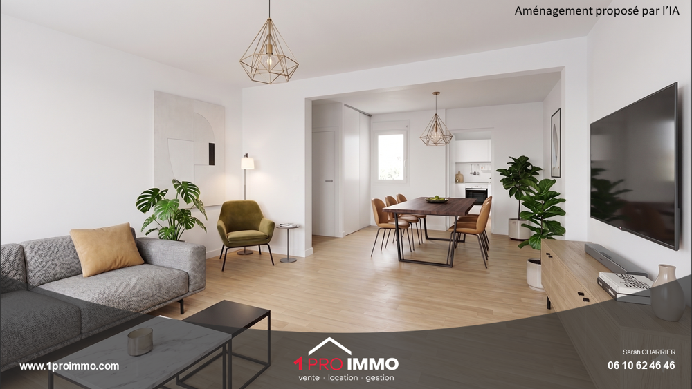 Vente Appartement T2 évolutif de 55 m² - Quartier des Antiquaires Grenoble